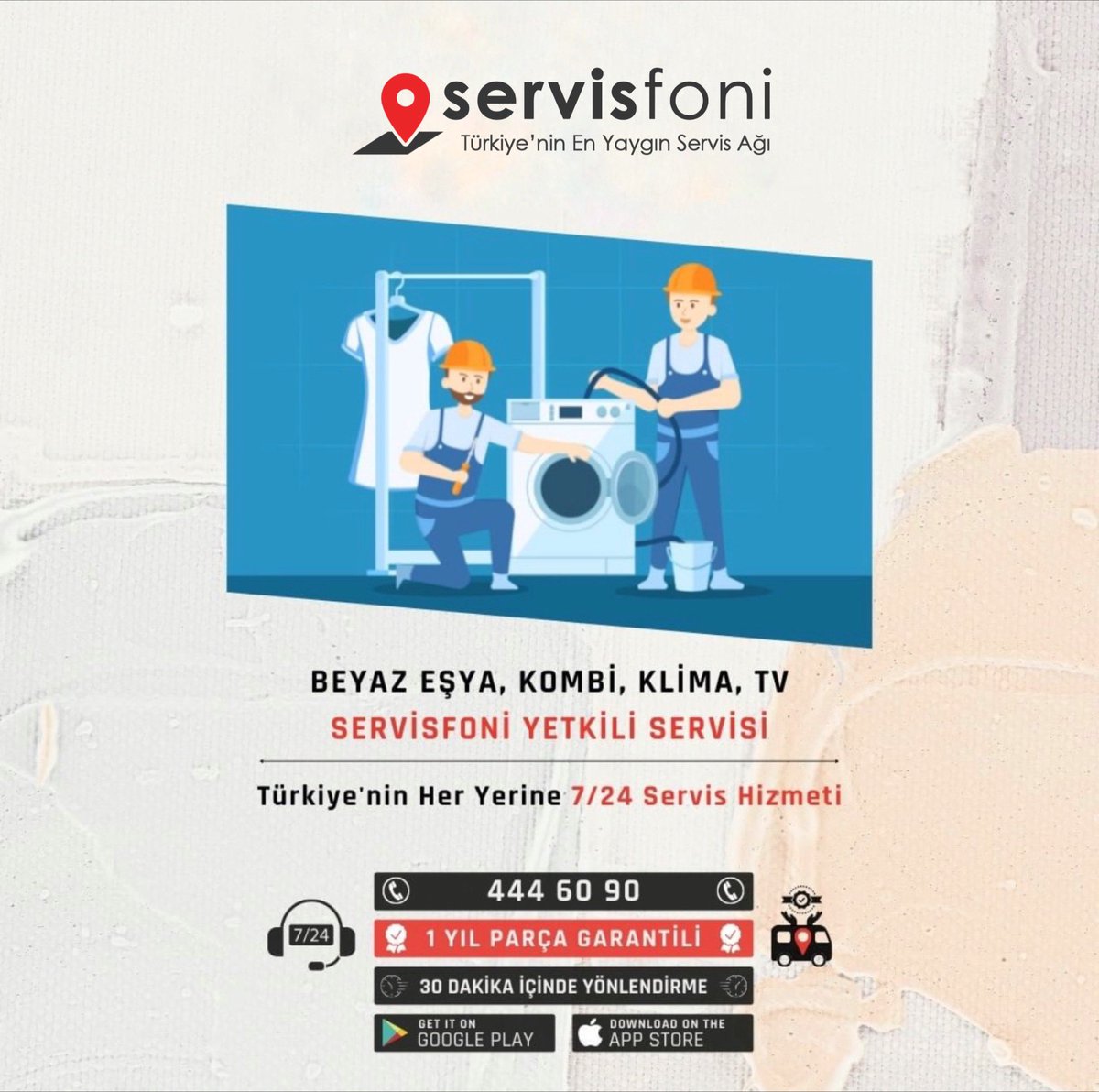 servisfoni's tweet photo. Beyaz Eşya, Kombi, Klima, TV Servisfoni yetkili Servisi

İhtiyacın olan servis hizmetini Servisfoni'den alın, size en yakın servisi 30 dk içinde yönlendirelim. Üstelik onarımınız 1 Yıl parça garantili olsun.
#hizmet #müşterimemnuniyeti #servis #servishizmeti #kombi #bakım #onarım https://t.co/XlLm85ZT6o