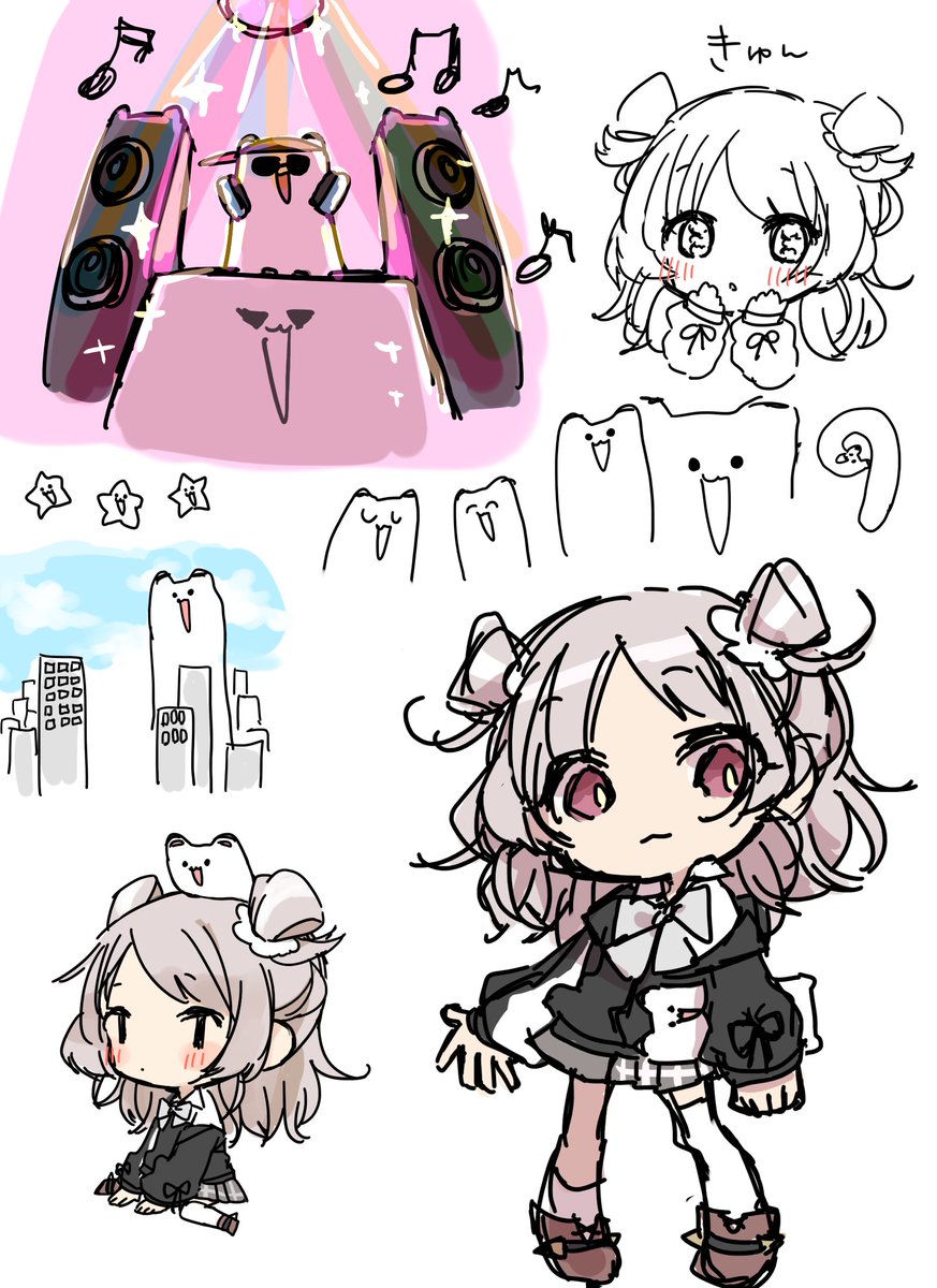デフォルメの絵柄にくせがほしい 