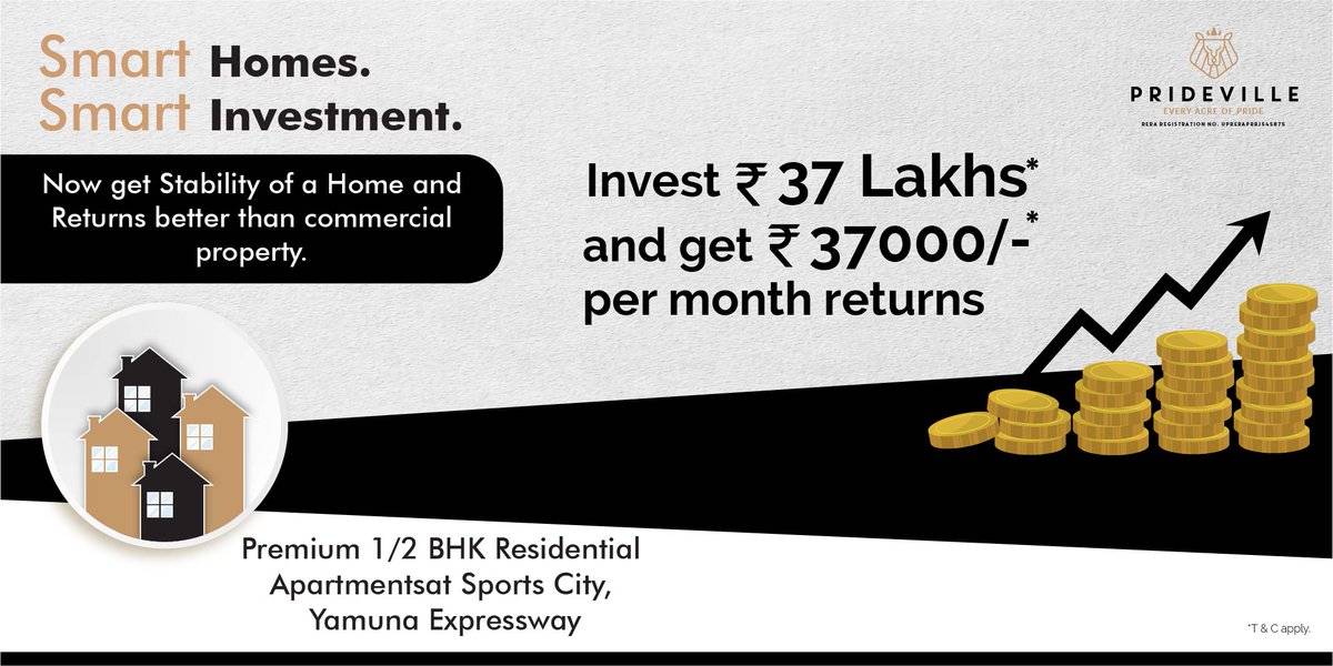 imperiagroup's tweet photo. Now get stability of a home and get returns better than commercial property.
Investment starting from Rs-37 Lakh.
Contact our Experts today: 8010606060
#imperia #imperiastructures #imperiareview #imperiaprideville #noida #realestate #BestResidentialProject #YamunaExpressway https://t.co/PcL88DIRdh