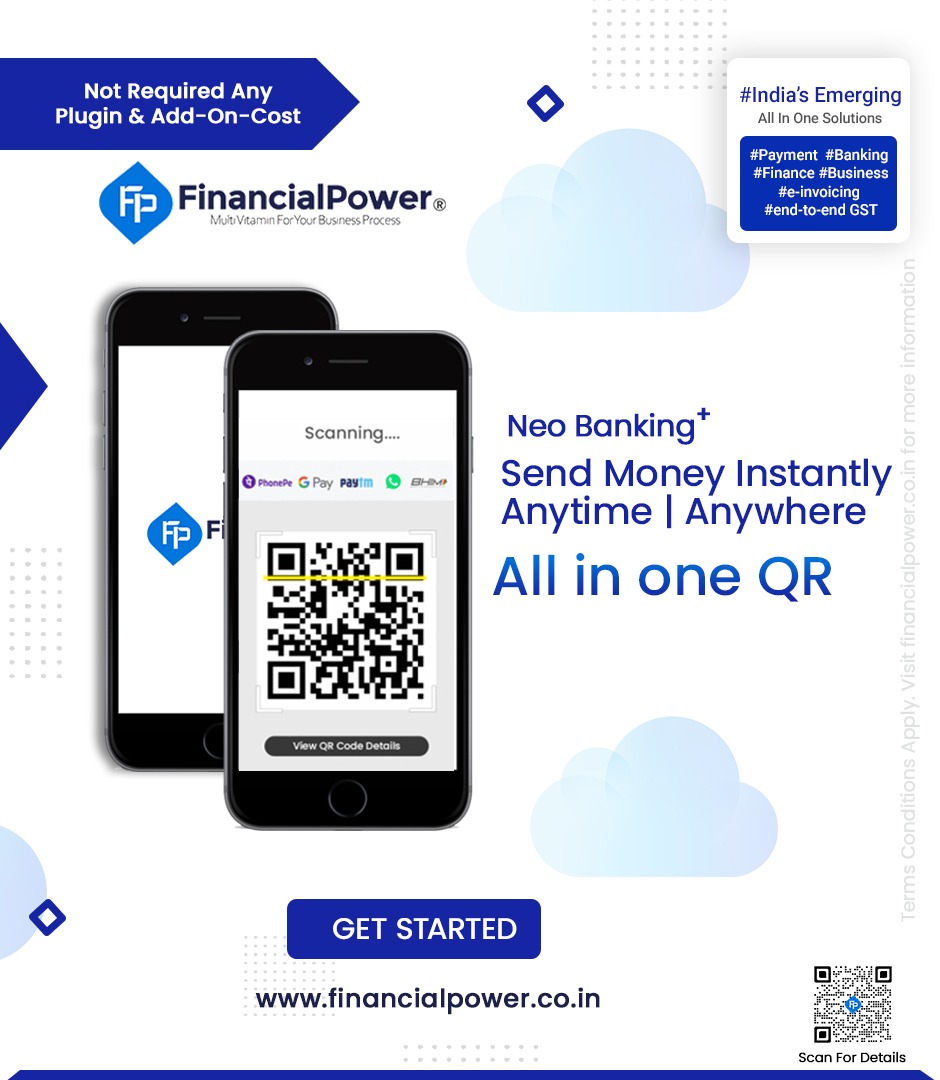 1_stop_finance's tweet photo. Fast &amp; Contact Less Digital Payment Solution Anytime &amp; Anywhere! 
FinancialPower: The Neo Banking+ Platform Presenting Secure, Simple &amp; Contact Less Digital Payment Solution Via All In One QR. Subscribe Now For A Secure Payment Solution &amp; Accept Invoice Payment &amp; Send Money. https://t.co/xLxdPIxEnW