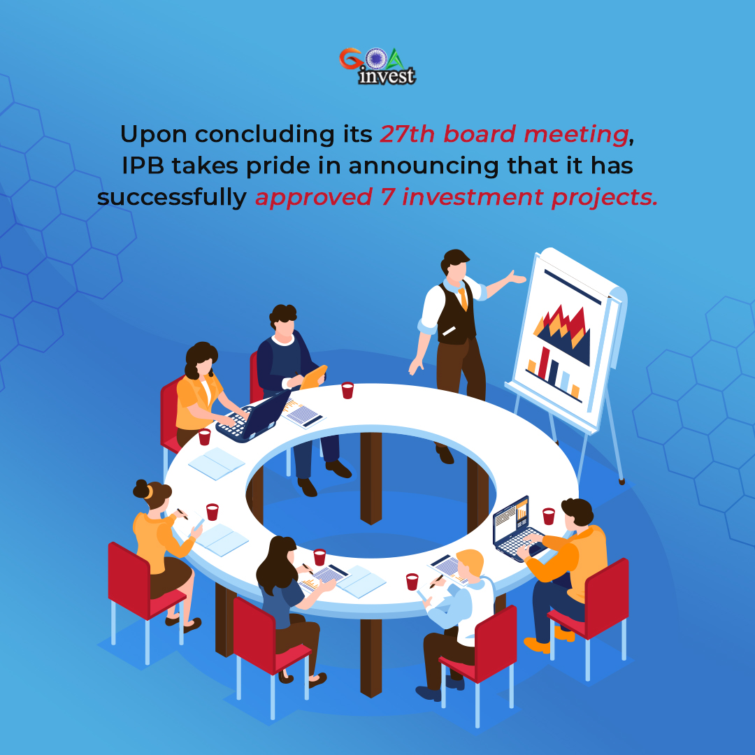 Goa_IPB's tweet photo. On our venture to success, we are extremely pleased to announce that we have approved 7 investment projects after completing our 27th board meeting.
#GoaIPB #Goa #GoaAt60 #GoaIT #InvestmentBoard #india #goa #makeinindia #investmentstrategies #savings #wealthbuilding https://t.co/wbkCnII39y