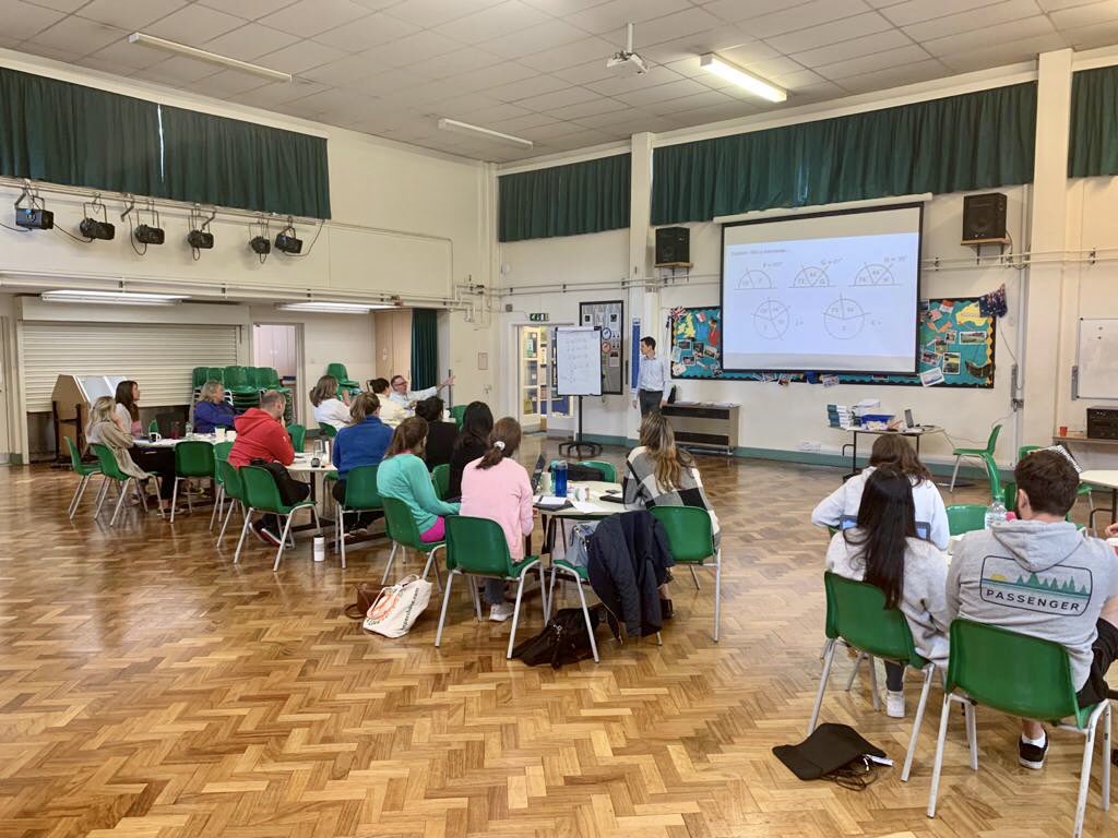 AHPrimary's tweet photo. Everyday’s a school day! Today it’s the teachers turn for learning. Thank you to @gareth_metcalfe for plenty of ideas to deepen children’s understanding in maths. We’re looking forward to trying them out! #BacktoSchool2021 #iseemaths #insetday https://t.co/BHoN2HmMBT