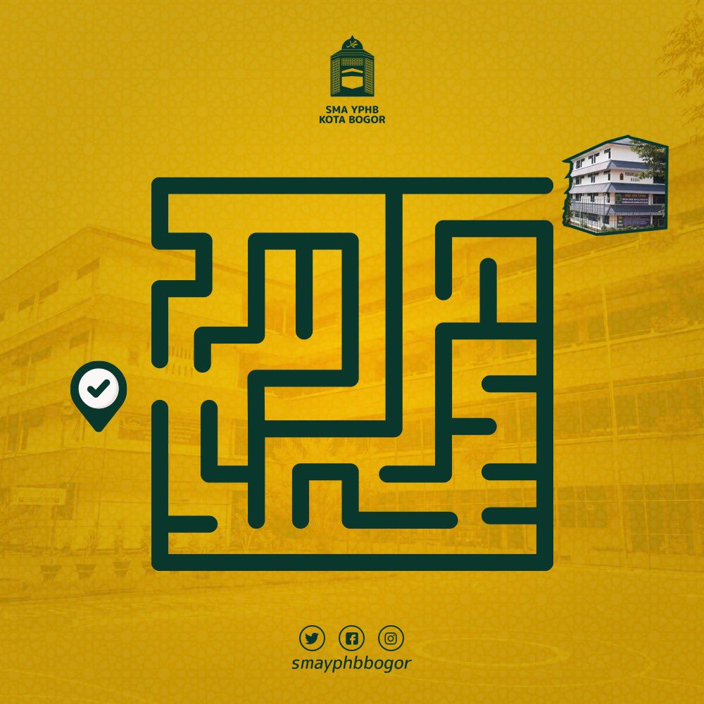 smayphbbogor's tweet photo. Bisakah kamu temukan jalan menuju SMA Plus YPHB? Yuk coba tarik garis melalui labirin ini.
.
Screenshoot postingan ini dan share jawaban kamu di IG story ya. Jangan lupa tag @smayphbbogor @osismpkyphb.
.
#smayphbkotabogor #smayphb #welovebogor #infobogor https://t.co/PBfPVRGjgI