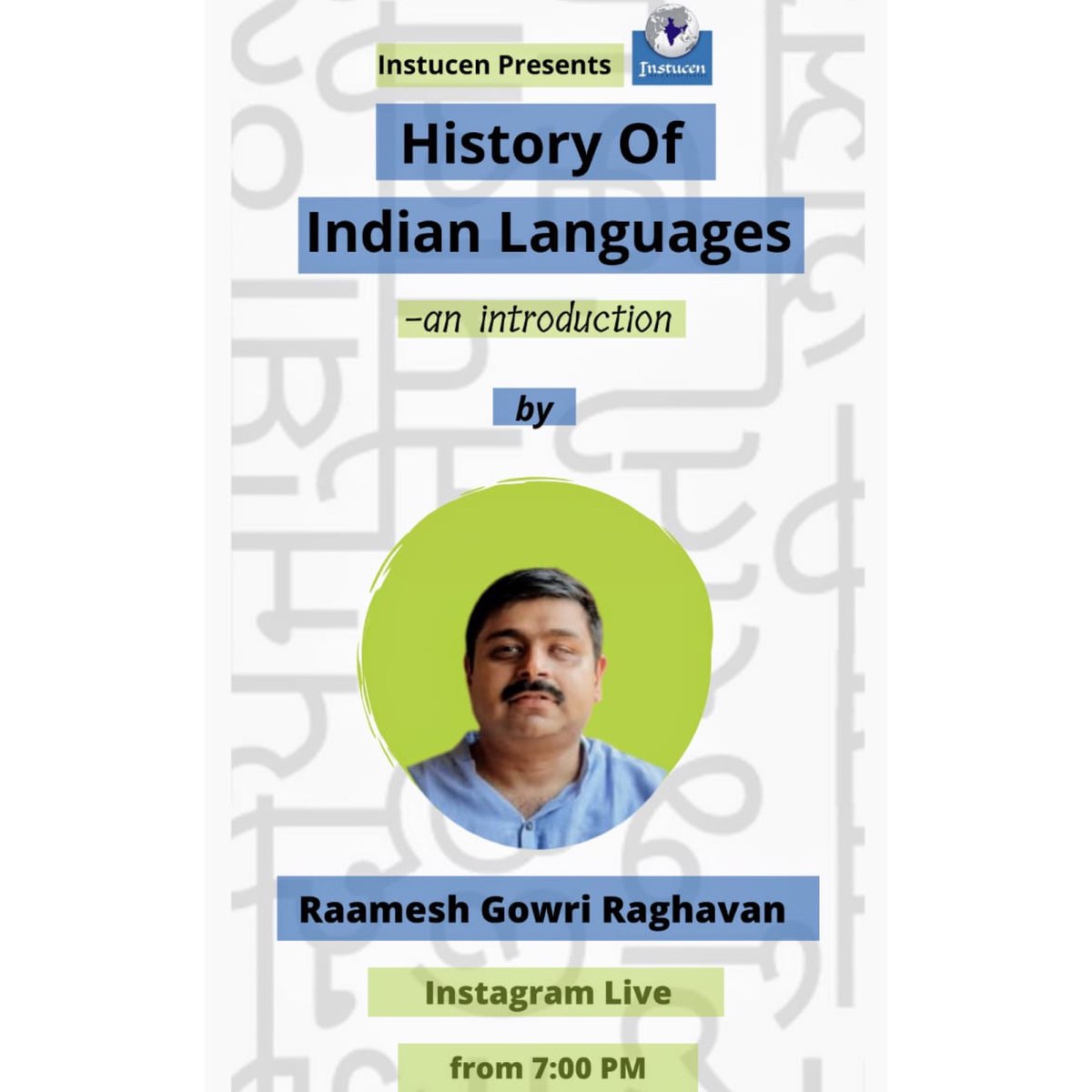 InstucenT's tweet image. We are back with an amazing Instagram live!! Want to know more about our History of Indian Languages course? Catch us live at 7:00 pm IST today to clear all your doubts regarding the series and register✨

#live #learnwithinstucen #knowledge #instagram #languages #indian
