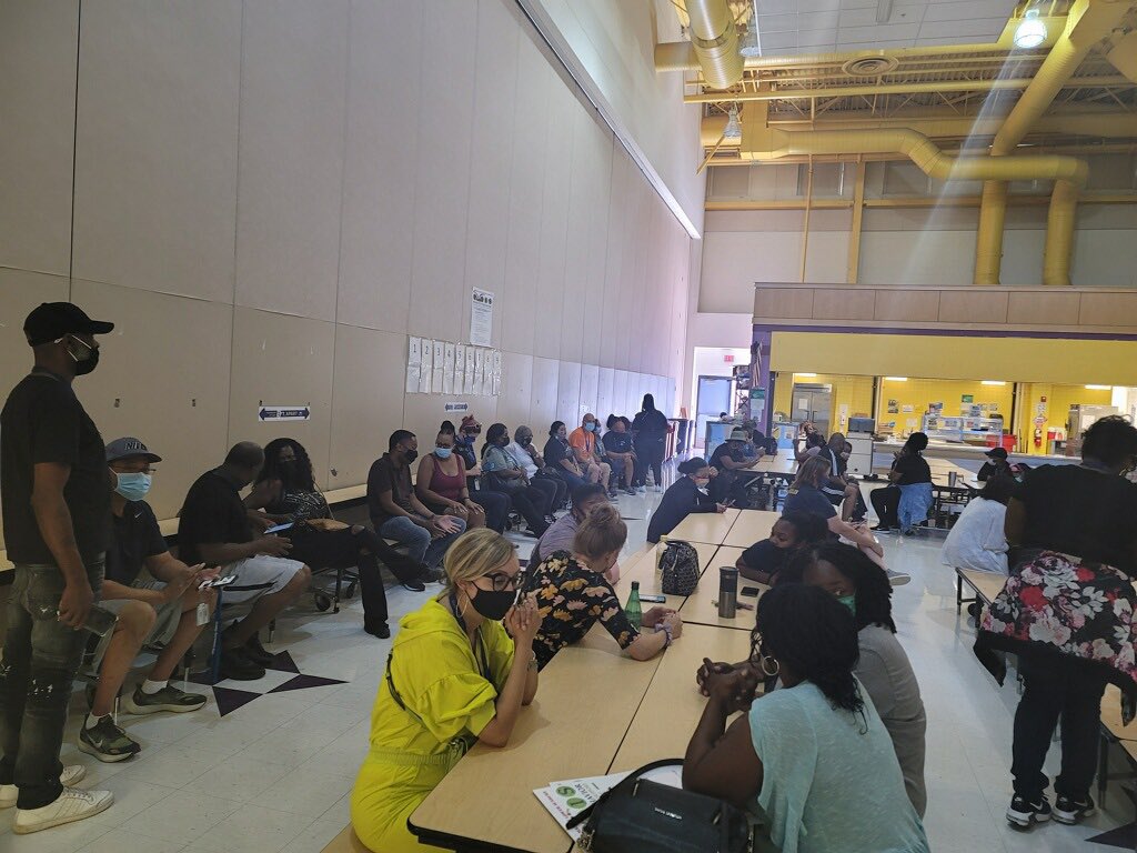 FisherMagnetUp's tweet photo. It’s always wonderful to fellowship with our sister school @LowerFisher. One of our faith based partners led the Fisher Lower and Upper Community in prayer. We are ready for the 2021-2022 school year! https://t.co/6NJbFAAsc3