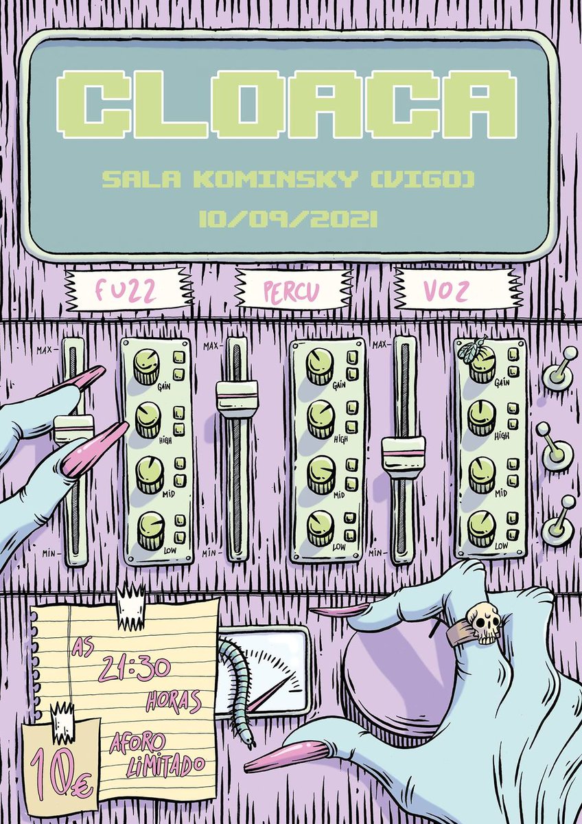 ¡Cloaca el 10 de septiembre en Sala Kominsky!