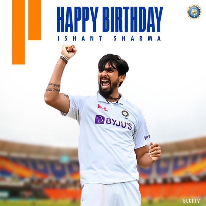 Happy Birthday ishant sharma 