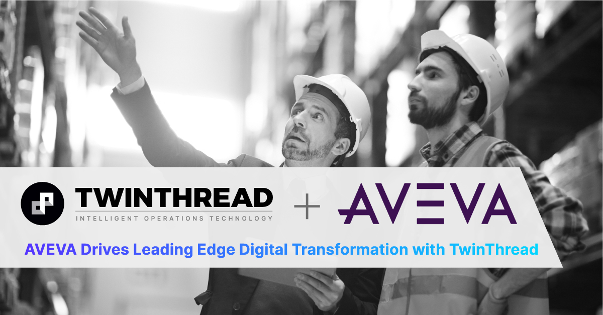 AVEVA incorporates TwinThread technology - accelerating Insight AI capabilities - delivering immediate value to its customers. Read our press release here (bit.ly/3mEULI8).

#ConnectedFactory #PredictiveOperations #IndustryX #IndustrialInnovation