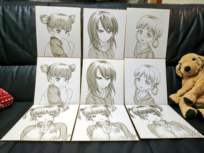 以前ぱんっあ用に描いた色紙再掲。
継続色紙!! #garupan 