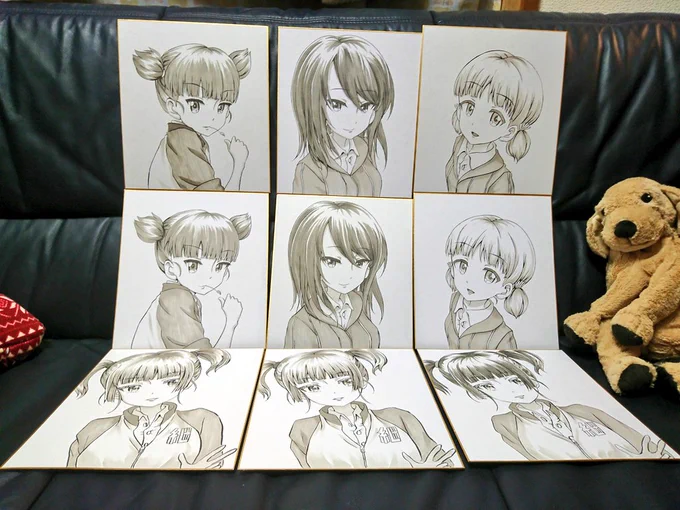 以前ぱんっあ用に描いた色紙再掲。
継続色紙!! #garupan 