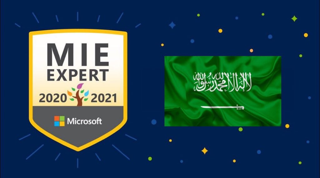 Ksdlsara's tweet photo. الحمد لله دائماً وأبداً ، بفضل الله تعالى تم اختياري  كمعلم مايكروسوفت خبير للعام 2022-2021 🏆🇸🇦 
MIE لعام 2021-2022 #MIEExpert
للعام الثالث على التوالي
@abeermehdar @Microsoft_Saudi @MicrosoftEDU @moe_gov_sa  @Microsoft_Saudi @MOE_JDH
شكراً وطني 🇸🇦💕 من أجلك نسمو للقمم https://t.co/xSFAFbUhCF