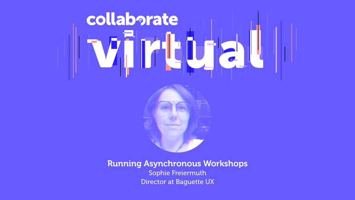 In her recent talk at <a href="/CollaborateConf/">Collaborate Bristol</a>, <a href="/wickedgeekie/">Wickedgeekie</a>, Director at <a href="/BaguetteUX/">Baguette UX - User Experience Consultancy</a>, explained how she works asynchronously with her teams and clients, and in particular how she runs asynchronous workshops using digital whiteboards.

Watch the talk 👇

youtu.be/gGt1ZdTWle4

#UX