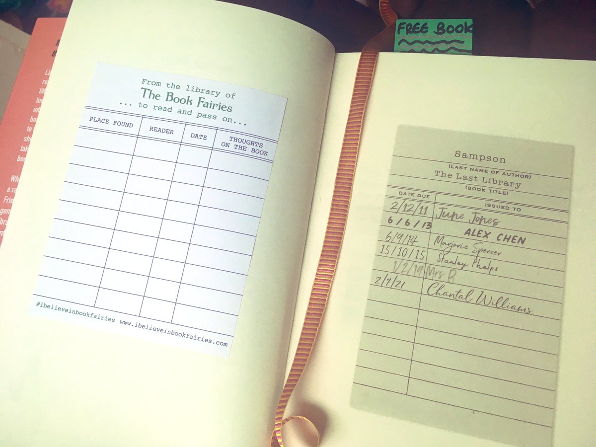 Beachdrifter74's tweet image. Grab your library cards and keep your eyes peeled around the UK today! 

Book Fairies are excited to be out sharing copies of this gorgeous book #TheLastLibrary by @SampsonF 📚📚

We love our local libraries…maybe you’ll find one hidden at yours! 🧚‍♂️✨

#ibelieveinbookfairies