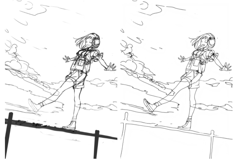 教えてもらった自動線画化アプリこれとかちょっと面白い この絵あれこれ終わったらち あいはでこ の漫画 教えてもらった自動線画化アプリこれとかちょっと面白い この絵あれこれ終わったらち あいはでこ の漫画