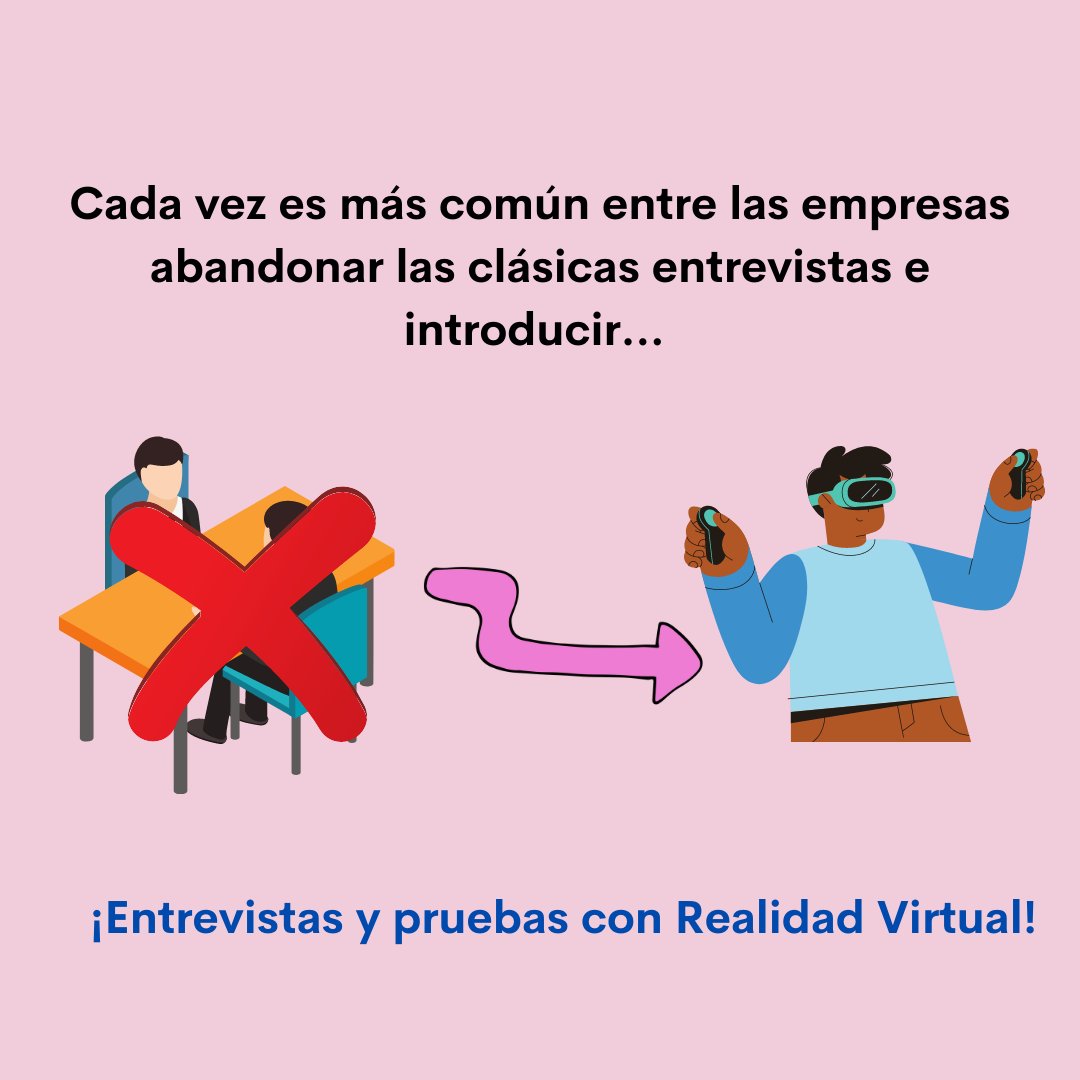 FSyltec's tweet photo. Sabías que...🤔

Cada vez es más común introducir la Realidad Virtual en los procesos de selección de las empresas.

➡#Masteronline en Desarrollo de Aplicaciones de #RealidadVirtual y #RealidadAumentada

Más información en:
☎647900123
🌐formacion@syltec.es

#VR #RV #RA #master https://t.co/a1hG2cPAK1
