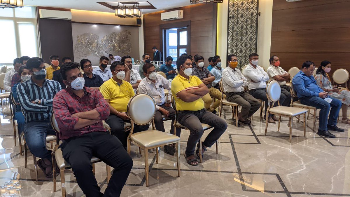 AryanOneHousing's tweet photo. Aryan One organised a Channel Partner's Meet today where CPs from all around the city joined in to gather more information about the project and its developments. Take a look at a few pictures from this ongoing event.
#AryanOne #CPMeet #ChannelPartnersMeet #ChannelPartners https://t.co/W07HuJeWYv
