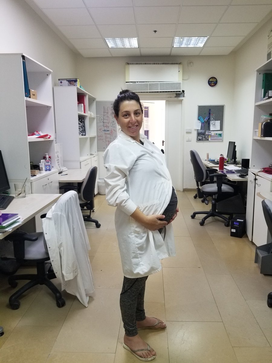 NoyaRan's tweet photo. Fellow #motherscientists, what did you do when the lab coat didn't close anymore? #WomenInSTEM https://t.co/4pZ98eWz59