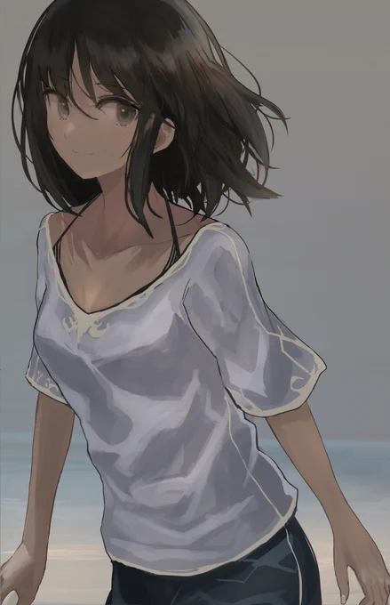 海岸を歩く 