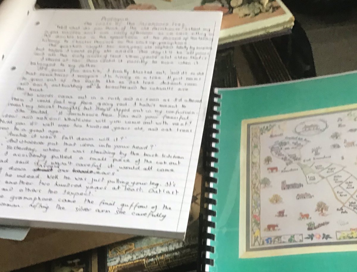 Having a clear out, I want to raise money for Farms For City Children charity. Make me an offer over £15 (original price of Farmhouse Tree book) for either hand written final draft or the publisher’s draft with my corrections.Directmessage/ general tweet  me