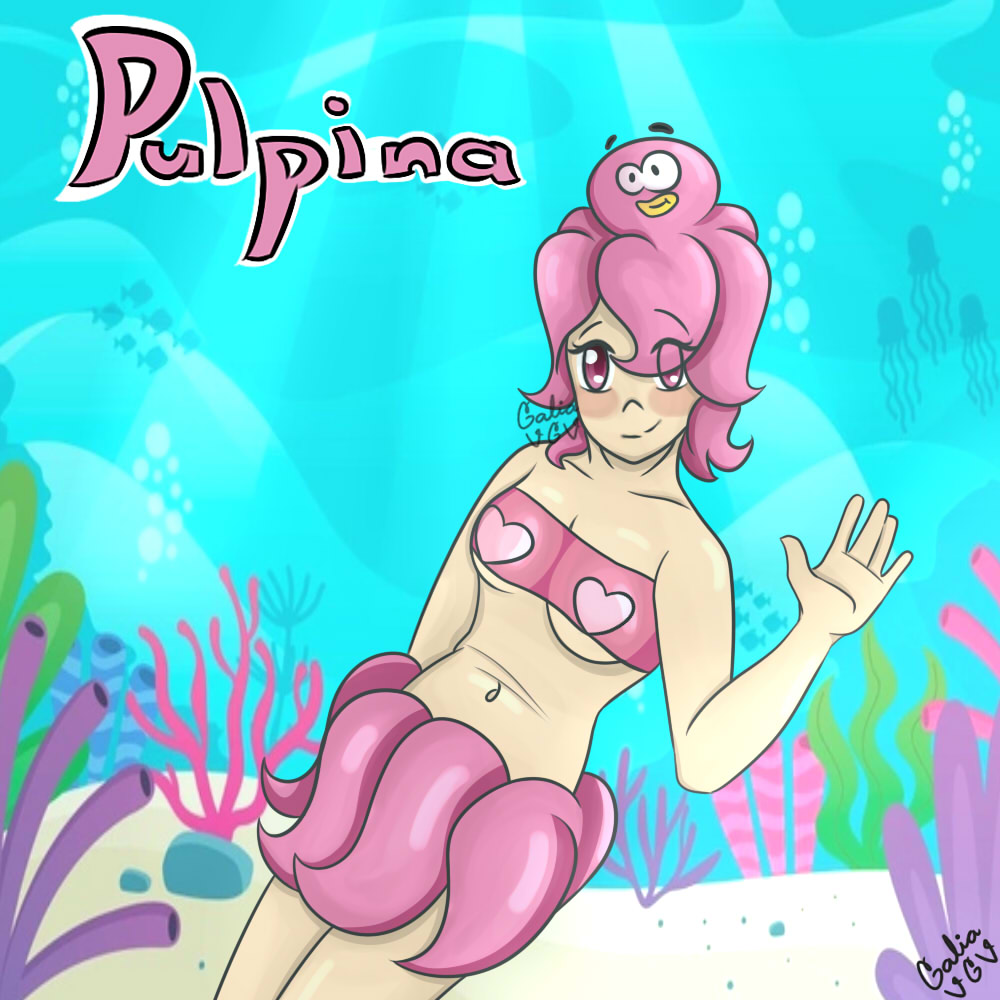 Just_GV's tweet photo. Nadie recuerda esta caricatura? Yo la amaba y por eso voy a dibujar a las sirenas ya de más grandes😞💖 Pulpina aquí!✨ #princesasdelmar #seaprincesses #pulpina #polvina #cartoon #digitalart #Mermaid #cartooncharacter #infancia #childhood https://t.co/oOlp03uqGx