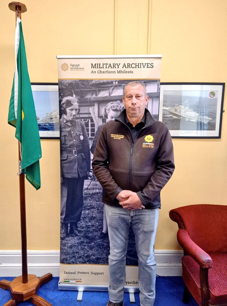 dfarchives's tweet photo. Today Jim Langford, Senior Clerk of Works, spoke to our #OralHistory team about his 25 years at #Haulbowline and its regeneration. #NavalService75 #Navy https://t.co/I1FchDuLoC