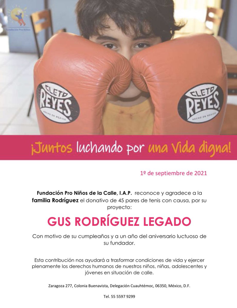 Elgusrodriguez's tweet image. GRacias a todos los que ayudaron comprando los tenis edición #GusLegado en chahneke.com/producto/gus-r… donando un par por cada compra a @FProninos . ¡Todavía pueden seguir apoyando! #SeguimosEnContact
