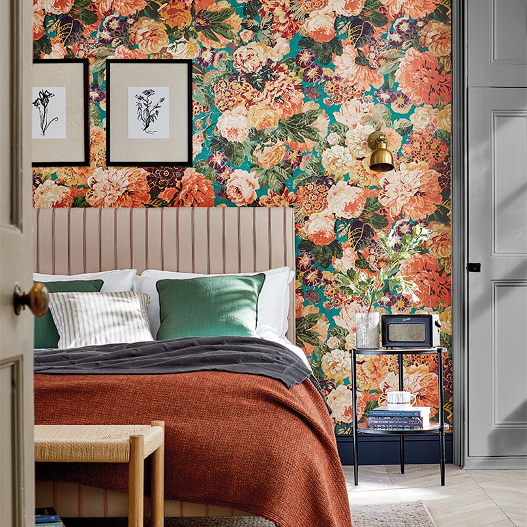 Introducing Sanderson x @neptunehomeofficial bedtime rituals. Pair our fabulously iconic florals with soft layered throws to create the ultimate cosy sanctuary. 

Wallpaper: bit.ly/sanderson-very…