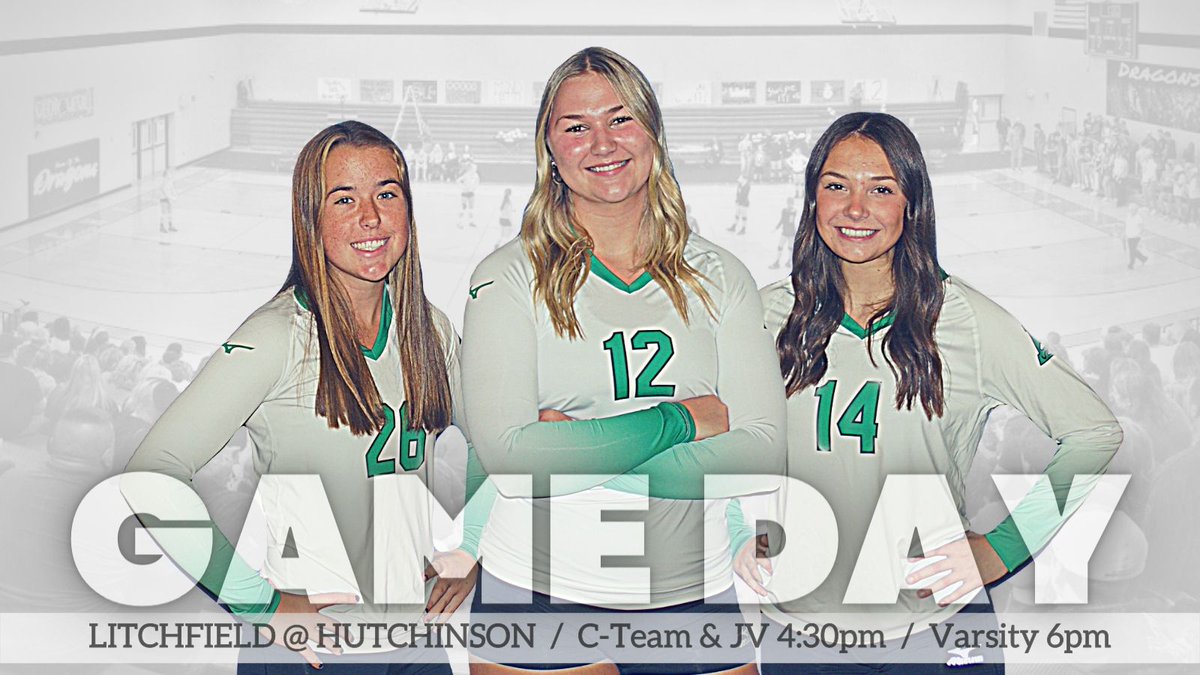 Game Day! 

🏐 vs <a href="/TigerVolley/">Hutch Tiger VB</a>
⌚️ C &amp; JV-4:30pm, V-6:00pm
📍 Hutchinson High School

NOTE: Games times are 1 hour earlier than originally schedule. 
#golitch