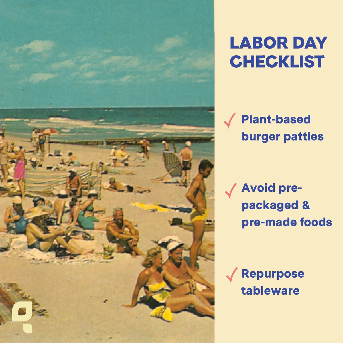 Small swaps make a big difference, no matter if you’re at the beach, park, or in your own yard!

#plantsoverplastic #laborday