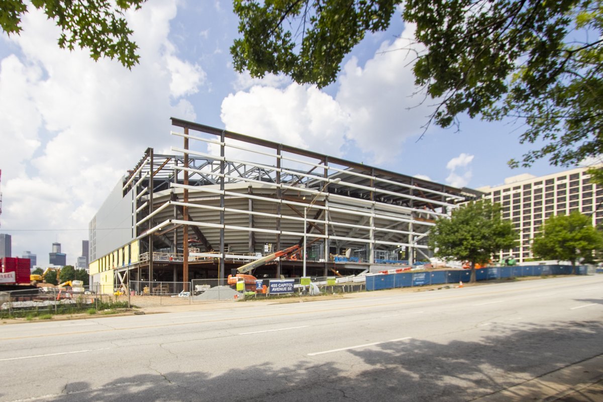 Progress continues at the new state-of-the-art <a href="/GeorgiaStateU/">Georgia State University</a> Convocation Center! Set to be completed in 2022, our Atlanta team toured the new home of the Panther basketball team as the project begins to take shape in the city’s Summerhill neighborhood.