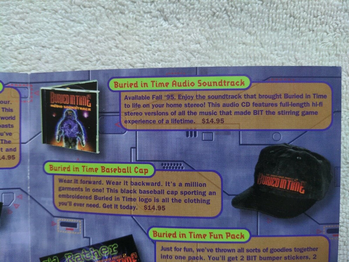 JelloRelish's tweet image. Was the Buried In Time soundtrack ever officially released?  I love the music in this one. 
@JourneymanGames