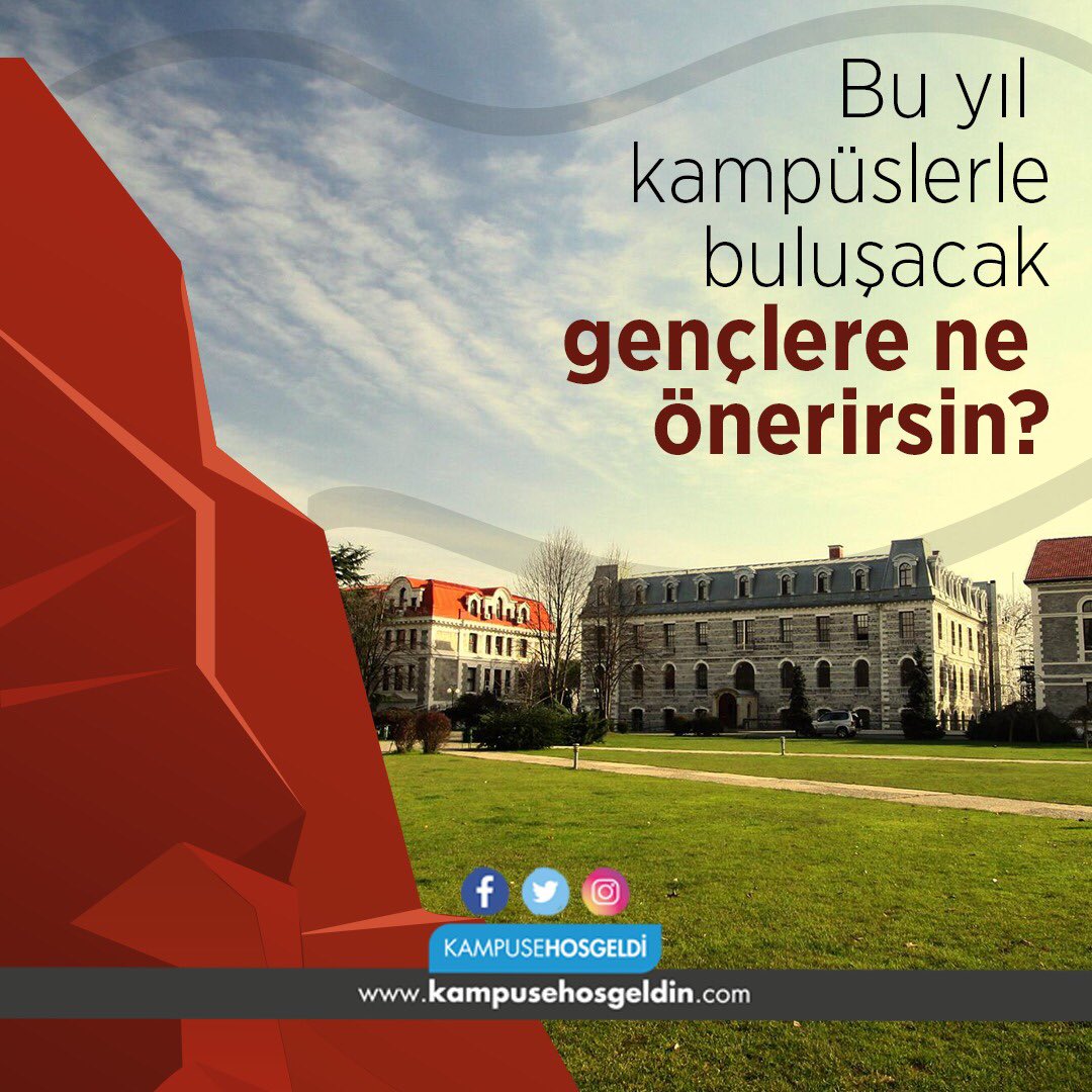 Bu yıl kampüslerle ilk defa buluşacak üniversite öğrencilerine ne önerirsin?🤓🏫

#KampüsSeninleGüzel 
#tercih2021