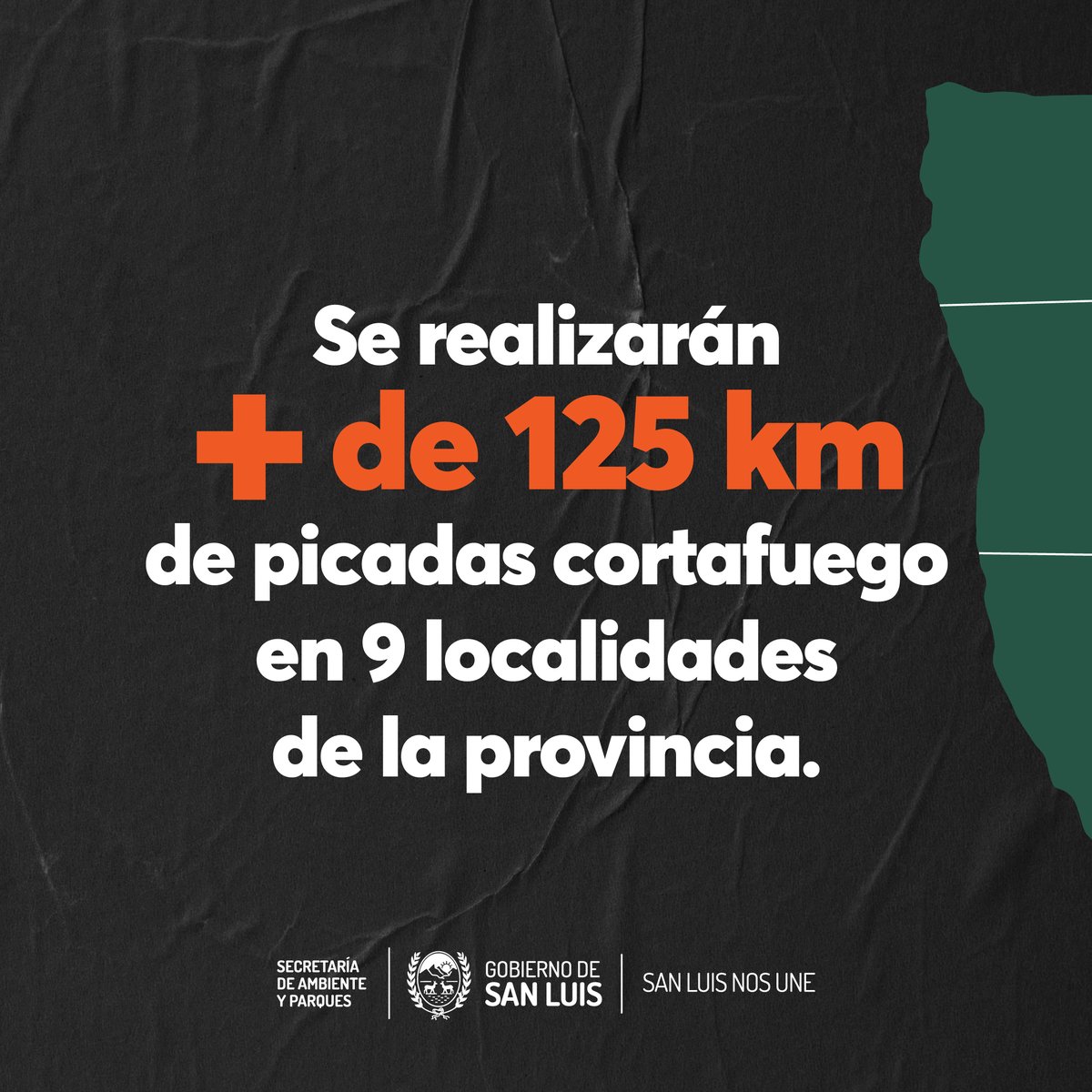 AmbienteSanLuis's tweet image. 🔥 Prevención de #IncendiosForestales.
La provincia continúa sumando acciones en el Plan de Lucha Contra el Fuego 👉 Se trata de la segunda etapa del proyecto en el que se construirán más de 125 km de picadas #cortafuego que beneficiará a nueve localidades.