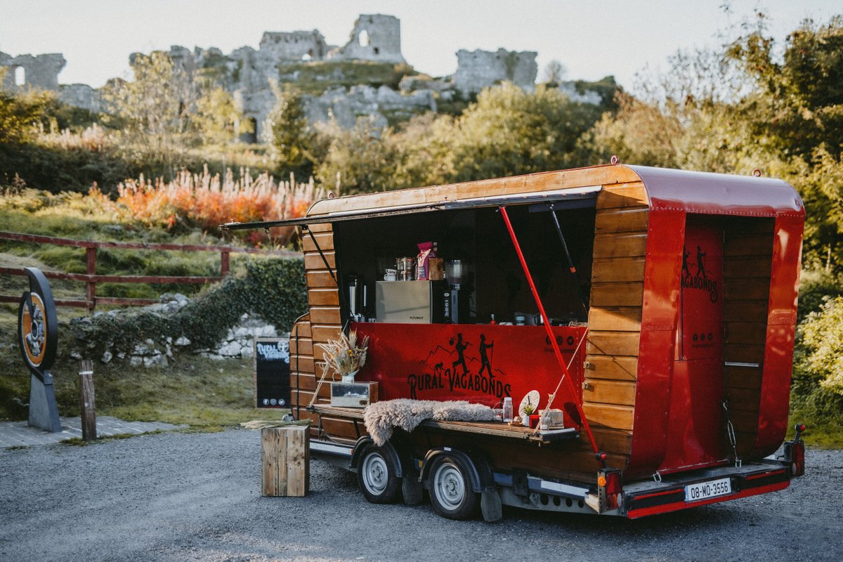 theshakingbog's tweet photo. "Vagabond" is a wonderful word to say, isn't it? Very evocative and full of insinuation. We are delighted to have Eric and Conor, the @RuralVagabonds, supply us with their ethically sourced caffeinated beverages next weekend. Welcome to Glencree and to Wicklow for #TheShakingBog! https://t.co/aXENeEwOxl