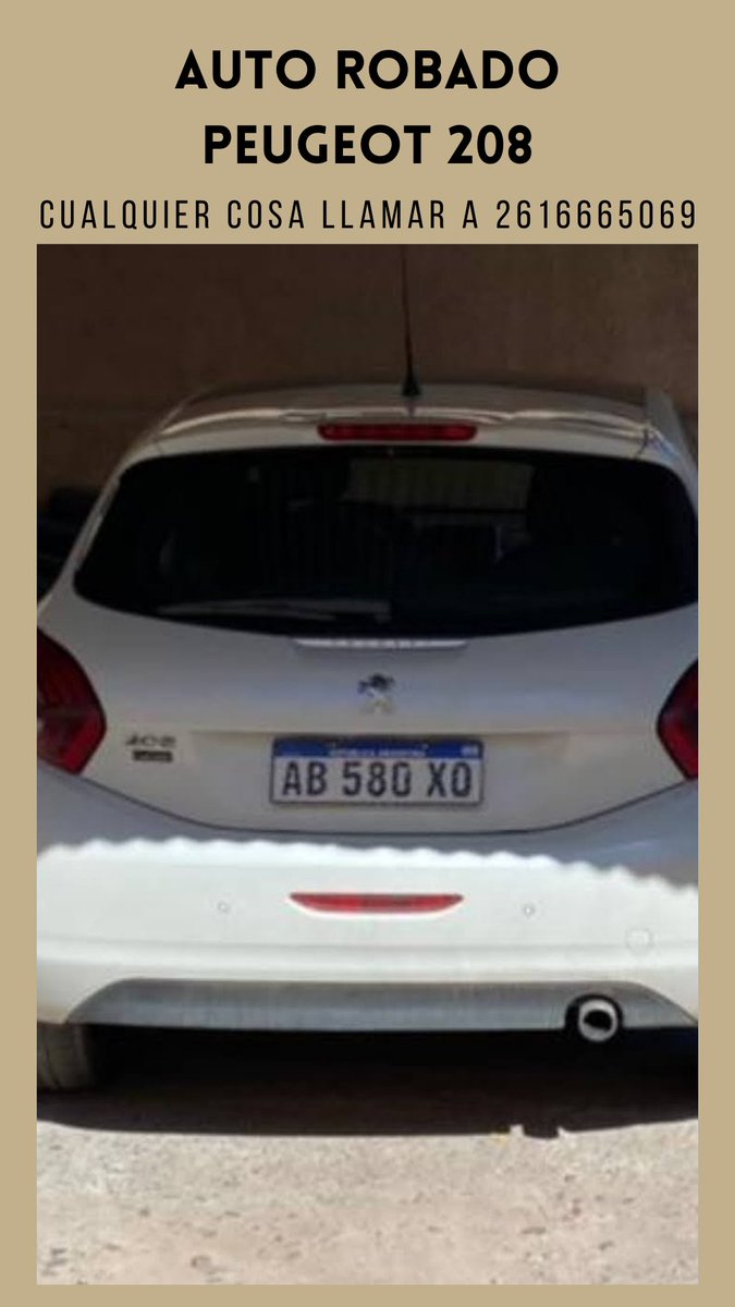 Che, me ayudan difundiendo porfa. Le robaron en auto a mi hermana