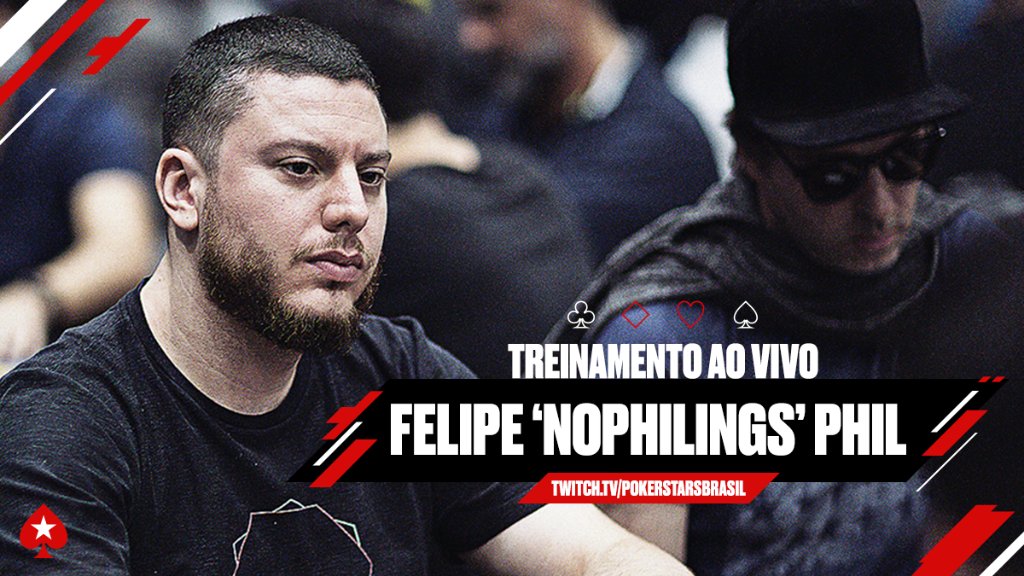Venha assistir ao vivo a transmissão da <a href="/StarsSchoolBR/">PokerStars School Brasil</a> com o <a href="/felipephil/">Felipe de Paulo</a>, hoje jogando #WCOOP.

ℹ️ twitch.tv/pokerstarsbras…