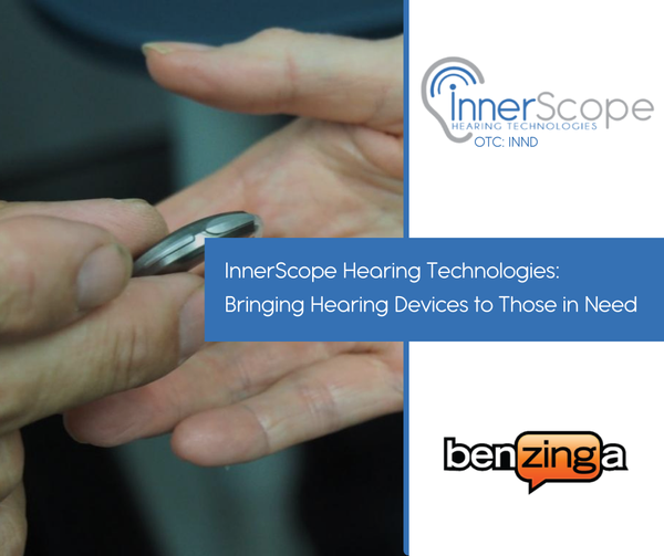 MyHearIQ's tweet photo. Article from Benzinga - 
InnerScope Hearing Technologies (MyHearIQ): Bringing Hearing Devices to Those in Need
Read the full article at this link ➡️ https://t.co/UtNXsL8B0K
#HearingHealth #HearingAids https://t.co/yDq4rUlHp2