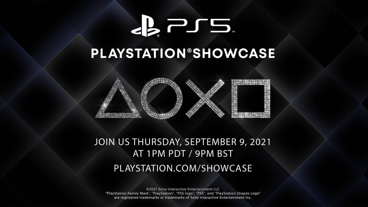 verge's tweet image. Sony announces PlayStation showcase, promises "sneak peek at the future of PS5" theverge.com/2021/9/2/22653…