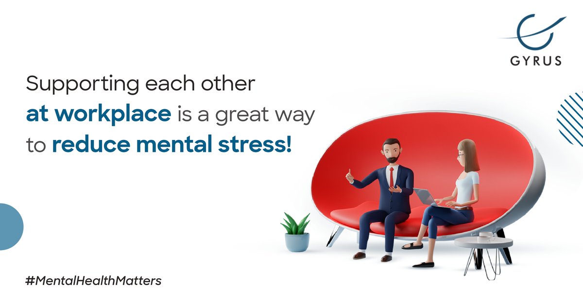 GyrusSystems's tweet photo. Having a supportive environment at the workplace promotes a feeling of inclusion and togetherness.
Reinforce your workmates because #MentalHealthMatters.
#Gyrus #LMS #LearningMangementSystem
#MentalHealth #MentalHealthAwareness
#Selfcare #Anxiety #MentalIllness #Employees https://t.co/4KaP77cA0M