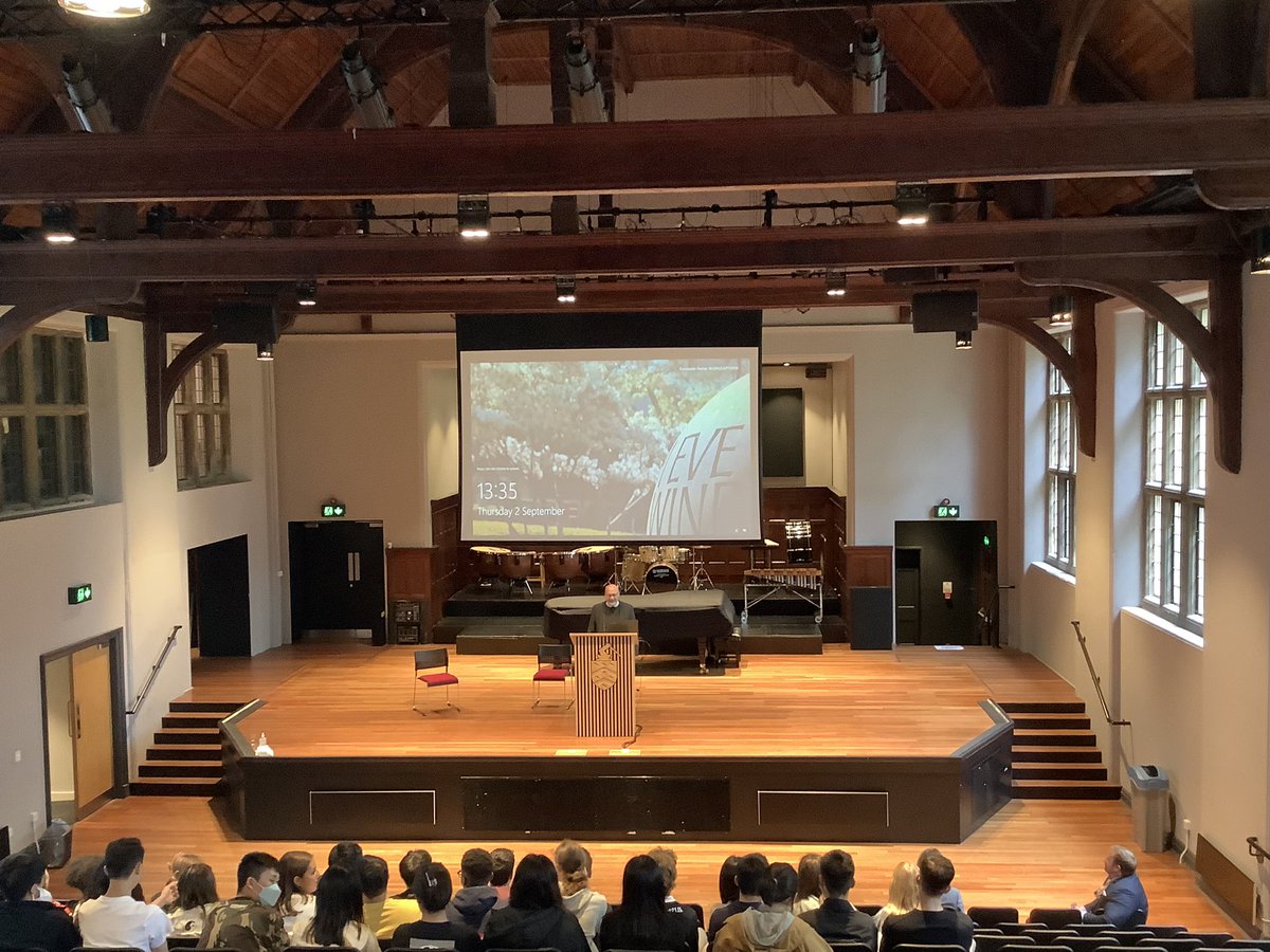 BromsSchool's tweet photo. The first session of the afternoon for our new Year 12 boarders gives a more in-depth look at Sixth Form, including A Level and BTEC options.
#BromsInduction #BromsBoarding #NewSchool #NewPupils #NewSchoolYear #BromsgroveSchool https://t.co/bcWrFjMrfn