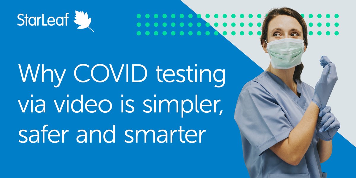 StarLeafCo's tweet image. Supervising #LFT and #PCR testing via video is quick, affordable, and helps reduce the risk of infection.
Read how innovative #healthcare providers are using StarLeaf video to authenticate COVID tests in as little as 30 minutes ow.ly/R90d50G2YGq