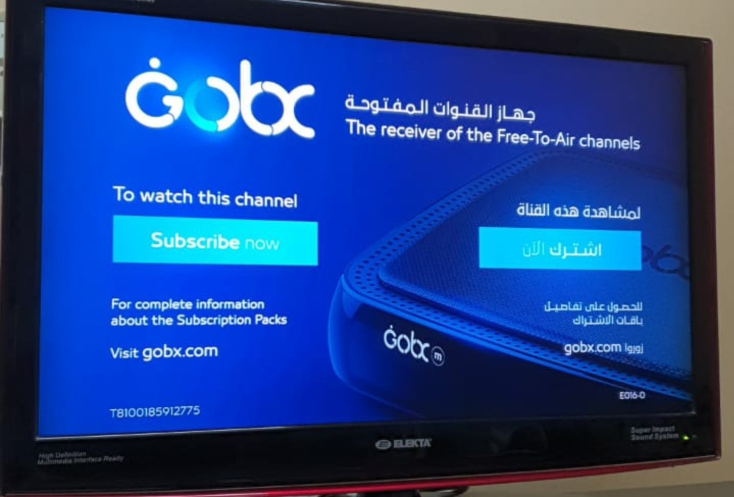 تفعيل اشتراك gobx