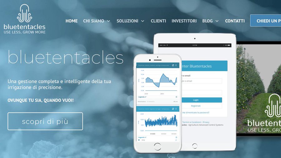 #Bluetentacles rappresenta la soluzione Plug &amp; Play per l’irrigazione di precisione. Una soluzione semplice, innovativa, completa, perfetta per molteplici colture. Scoprila oggi!💧bluetentacles.com #irrigazione40 #futuro #sostenibilità #agricoltura40 #2settembre #acqua