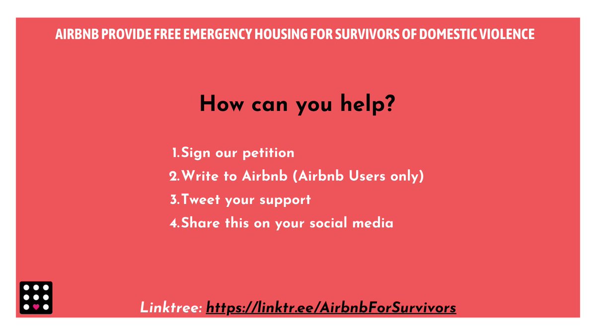 onefuture_india's tweet photo. Help women and queer individuals safely escape their cycle of abuse. Join us in asking Airbnb India and @amanpreet_bajaj to offer free emergency housing to survivors. 
Take action now: https://t.co/pEGUJbaiE5
#AirbnbForSurvivors 
[3/3] https://t.co/H5BGYMpKcM