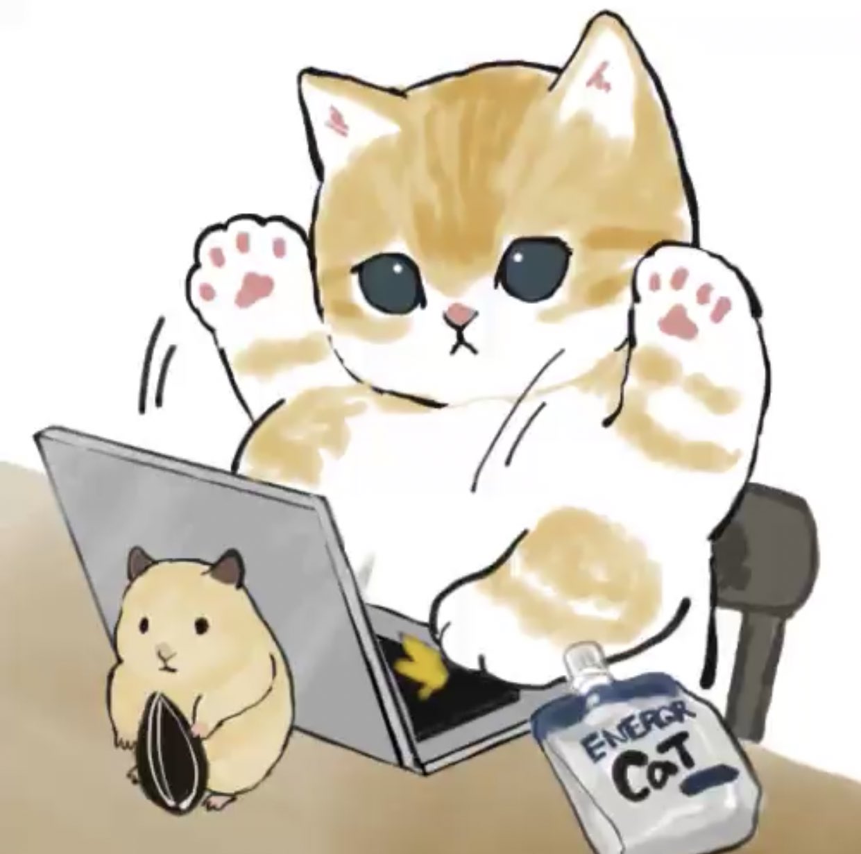 ぢゅの 働く にゃんこルーレット タップで停止 T Co Maoint9tbx Twitter