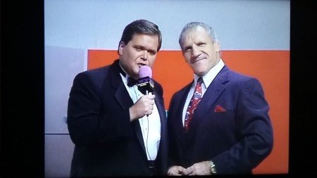 @JRsBBQ Interviewing The Late Great #BrunoSammartino At WCW Clash Of Champions XX 29 Years Ago Today