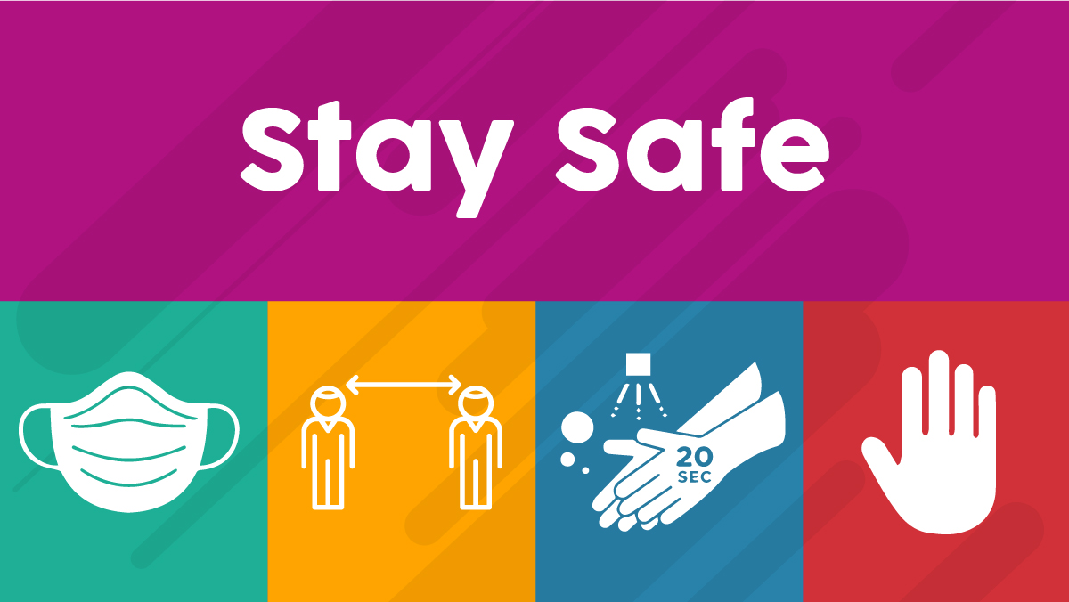 Glasgow_Clyde's tweet image. Remember to stay safe if you've been asked to come on campus:
- Wear a face covering at all times
- Always follow social distancing guidelines
- Clean your hands regularly &amp;amp; use hand sanitiser provided
- Don't come on campus if you have Covid symptoms or a recent positive test