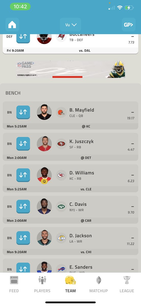 JackieVu's tweet photo. Any advice?
#fantasy
#nfl
#FantasyFootball 
@YahooFantasy 
@NFLFantasy https://t.co/Ot8AwXz6fq