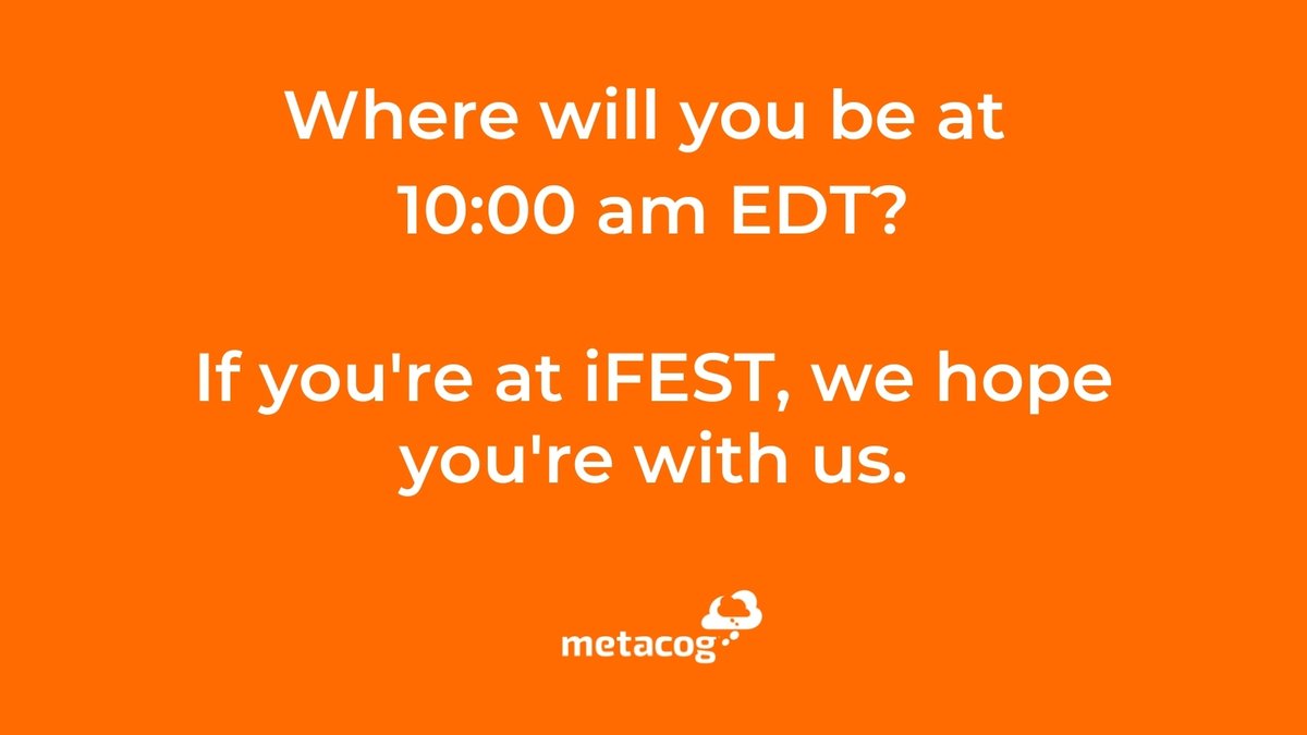 Metacog_Tech's tweet image. This morning @ iFEST: &quot;Transform your Training Simulations and Learning Platforms into Streaming Event Sources for Machine-Learning Based Human Performance Measurement&quot; 
hubs.la/H0Wp8yv0

#iFEST2021 #MachineLearning #ArtificialIntelligence #ModelingAndSimulation