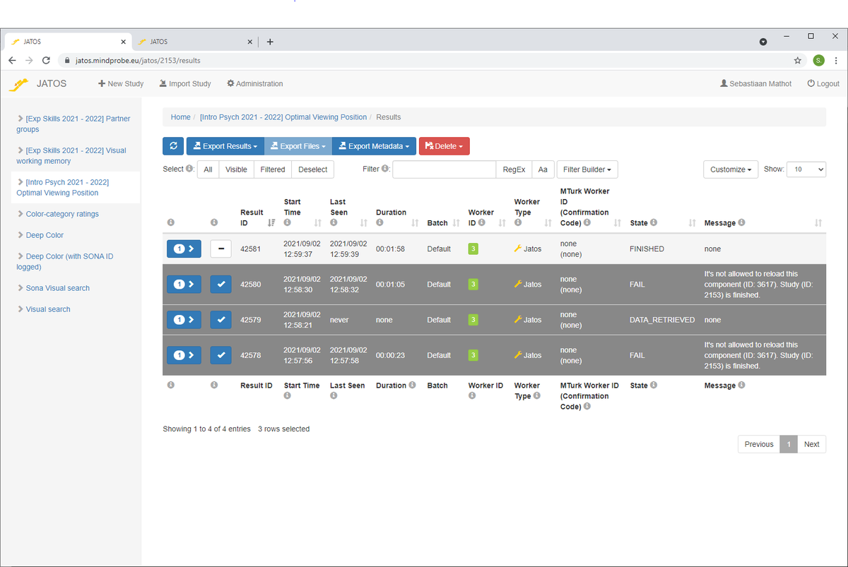 cogscinl's tweet image. Every once in a while, while I&apos;m setting up or analyzing an online study, I have to stop and think to myself: #JATOS is just *so well* thought out and implemented. From one #opensource dev to another: 🙏
